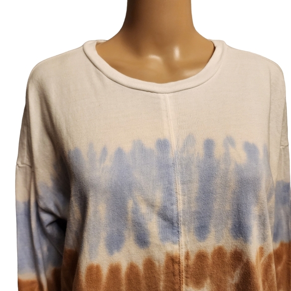 Madewell Delancy Dip Tie-Dye Long Sleeve Shirt Size M - Picture 5 of 11
